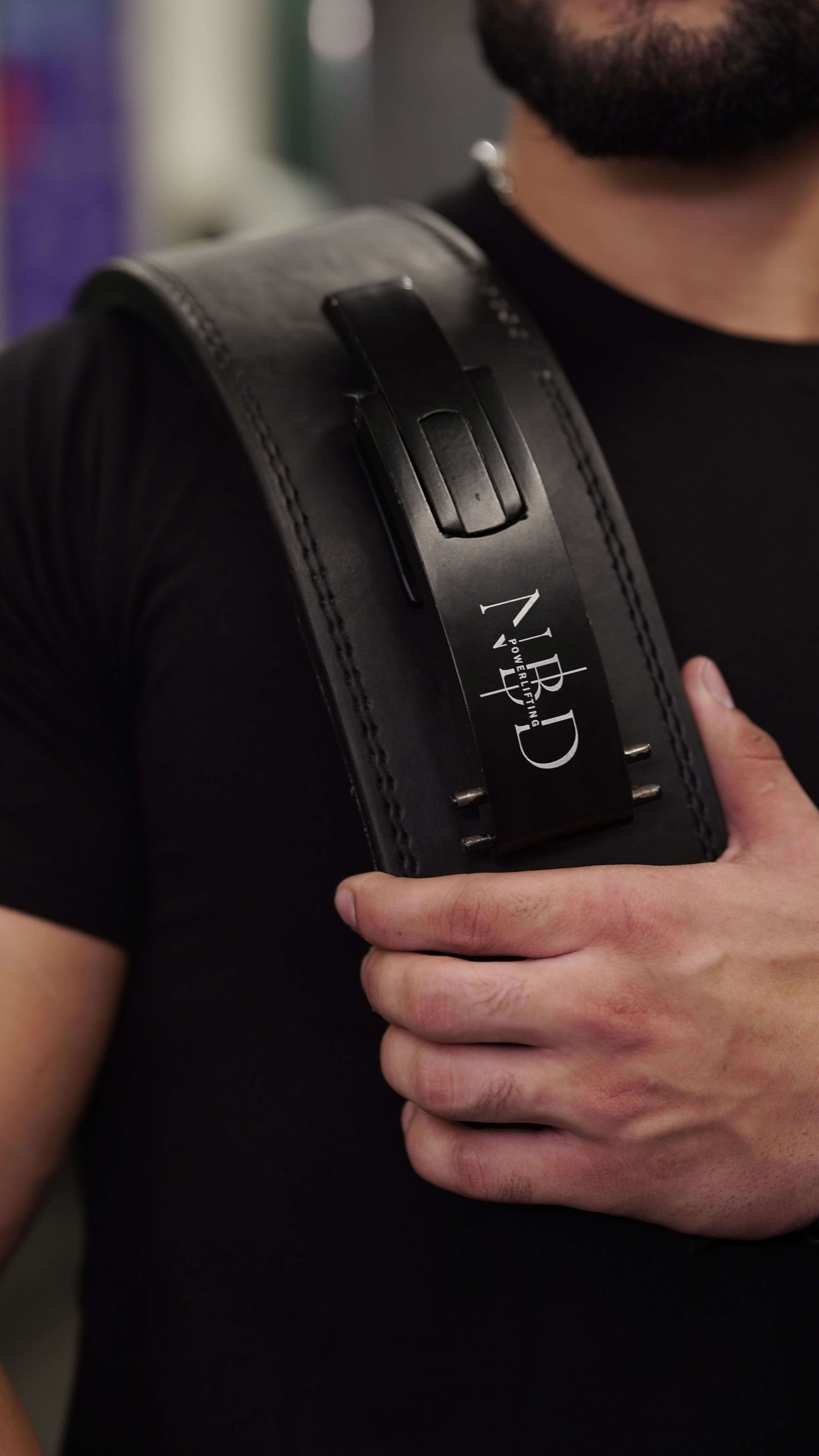 NBD 3PIN Adjustable Mechanism Lever Premium Leather Lever Belt + FREE Powerlifting Special 'Wrist Wraps' worth 1200₹
