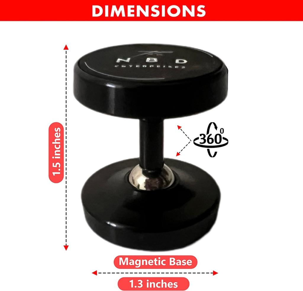 360 degree Phone Holder Both Side Magnetic Kit for Content Shooting - NBD POWERLIFTING
