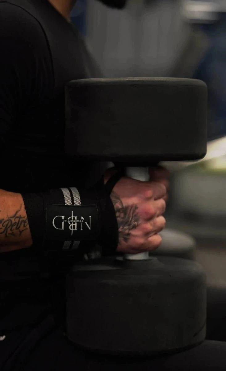 NBD NBD Special 'Wrist Wraps' back view - NBD vs other powerlifting brands India
