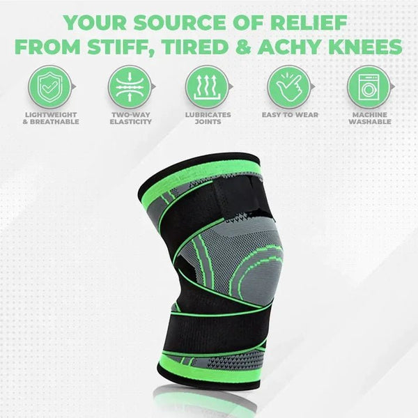 NBD Compression knee sleeves with embracing straps