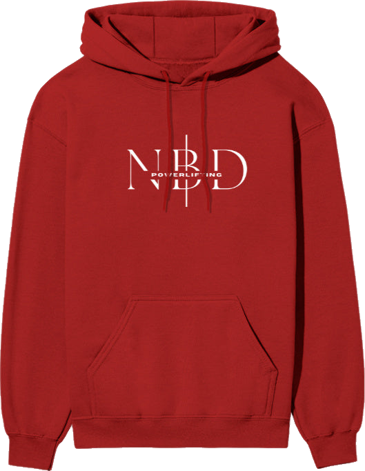 NBD 300 GSM premium hoodie in Red