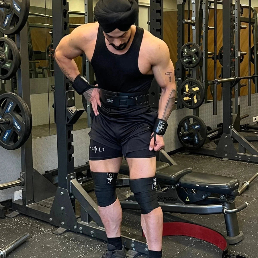 NBD NBD Knee Wraps ‘Heavy Duty’ packaging view - knee sleeves powerlifting India