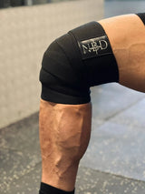 NBD Knee Wraps ‘Heavy Duty’ detail feature shot