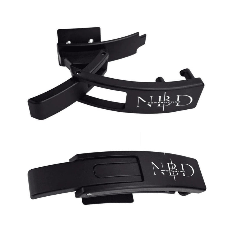 13mm powerlifting belt for sale - NBD NBD Powerlifting Belt Levers side angle view