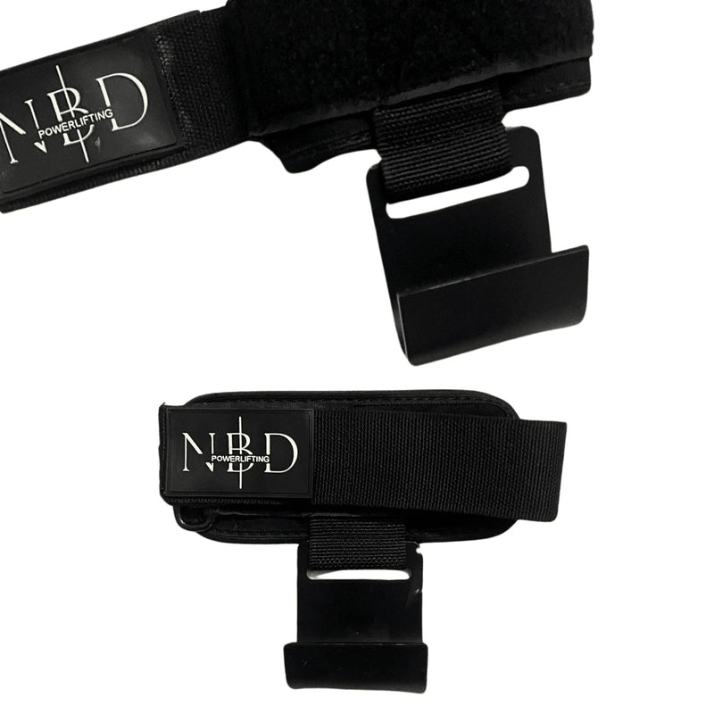 NBD NBD Premium Power Hook Grips back view - 13mm powerlifting belt for sale