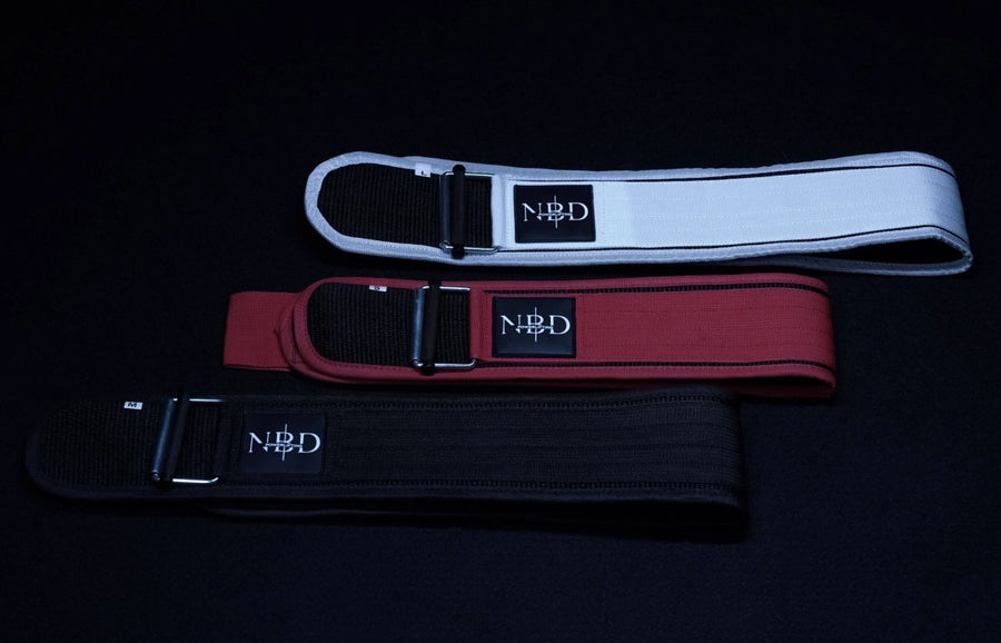 NBD NBD Self Locking weightlifting Belt back view - 13mm powerlifting belt for sale