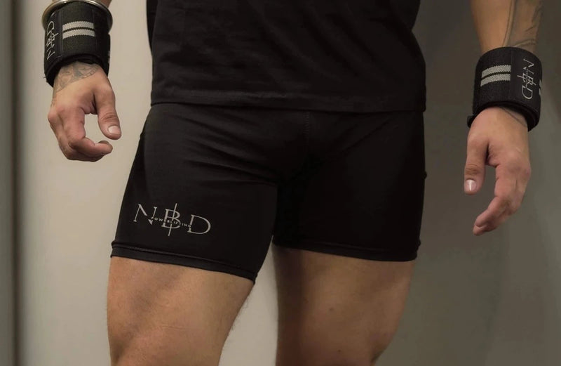 NBD NBD 'Training Tights' lifestyle action shot - NBD vs other powerlifting brands India