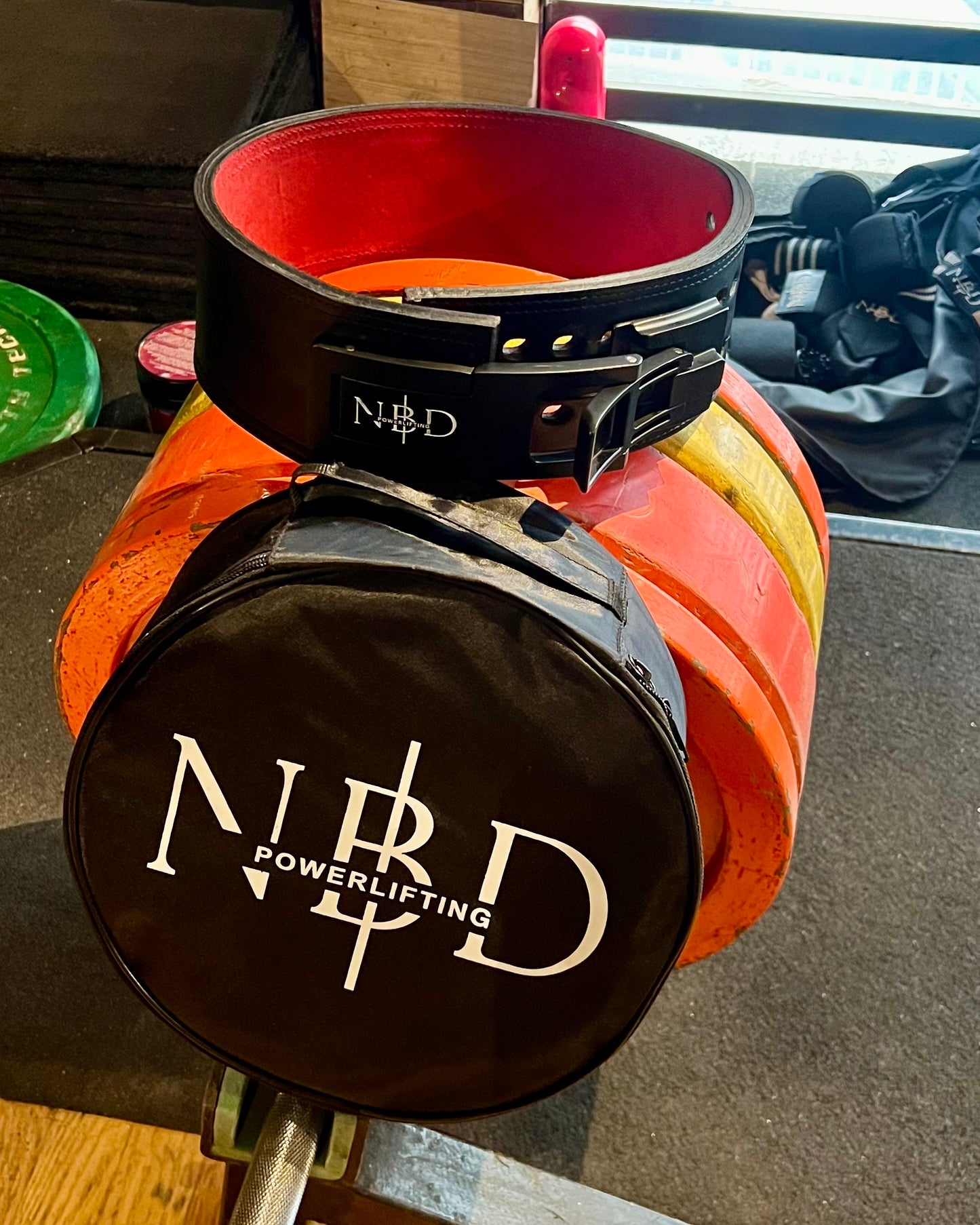 Side View of NBD 13mm Lever Belt – Heavy-Duty Powerlifting Support