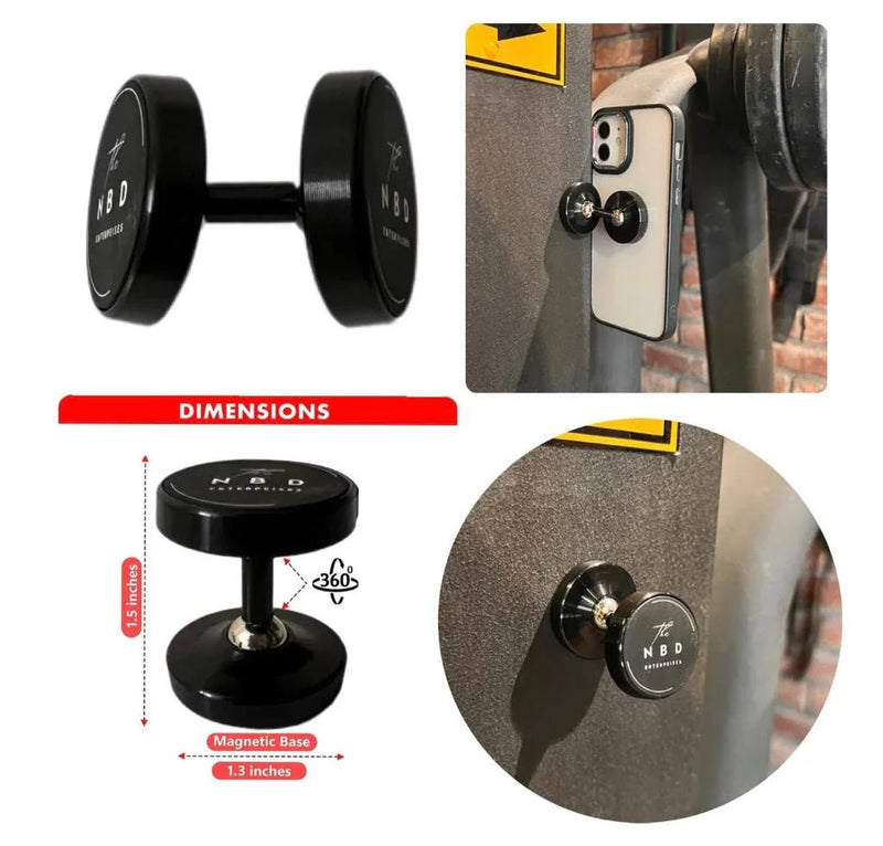NBD 360 degree Phone Holder Both Side Magnetic Kit for Content Shooting
