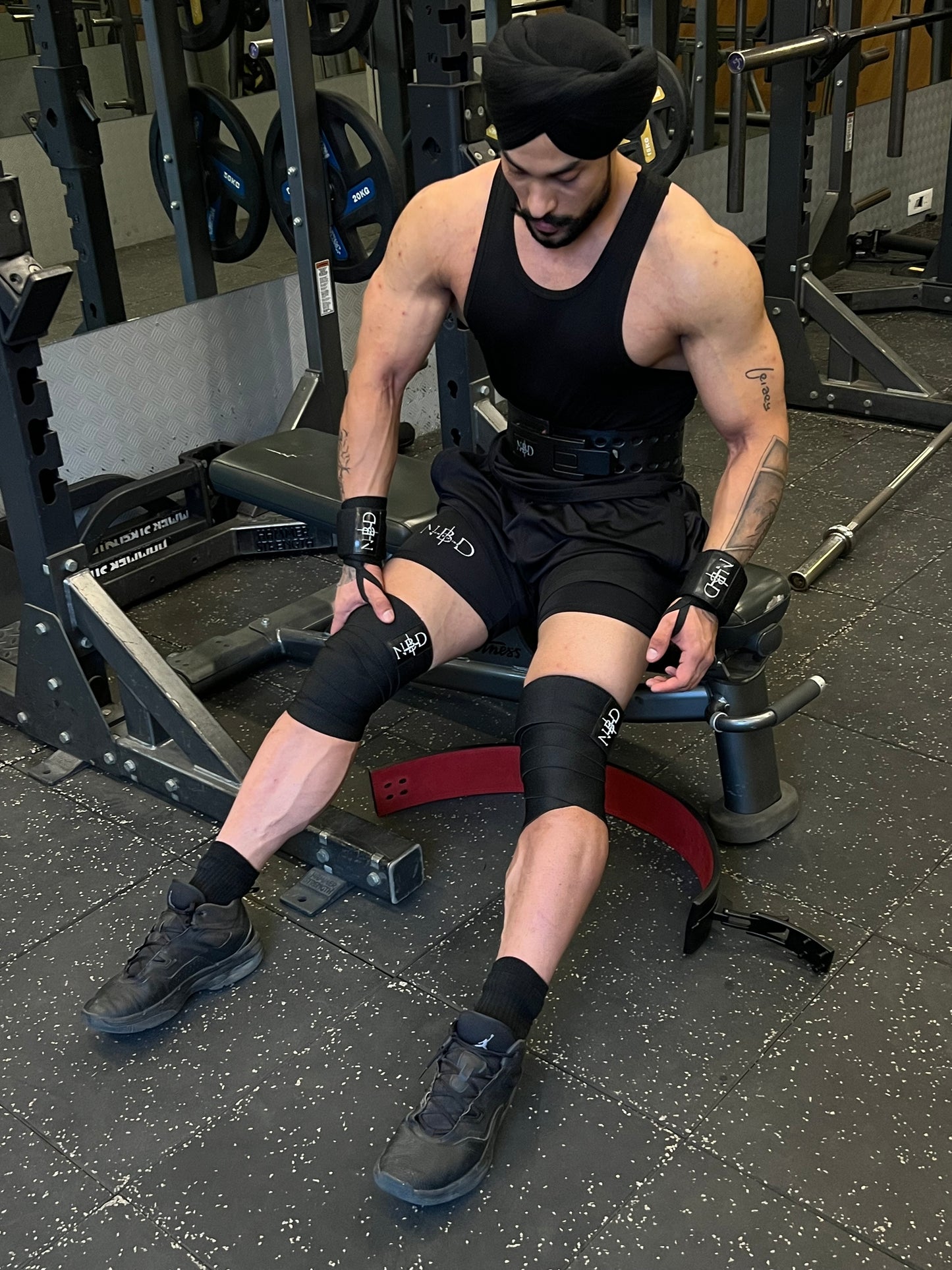 NBD Knee Wraps ‘Heavy Duty’ (Black Series)