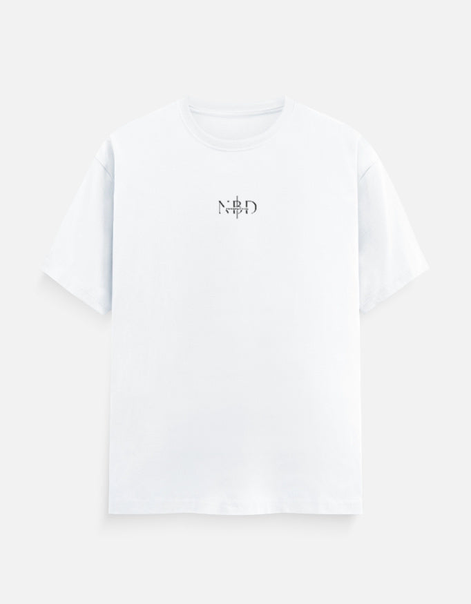 NBD Embroidered Training Tee — Light Collection front view