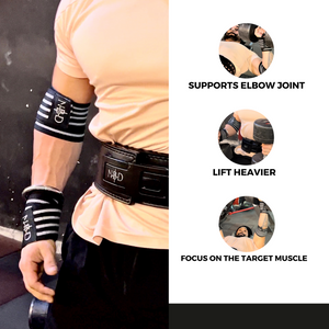 Powerlifting Combo - NBD Elbow Wraps + Powerlifting Special 'Wrist Wraps'