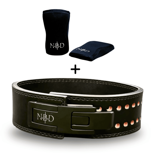 The Belt 13mm Premium Leather + NBD 7mm Knee Sleeves