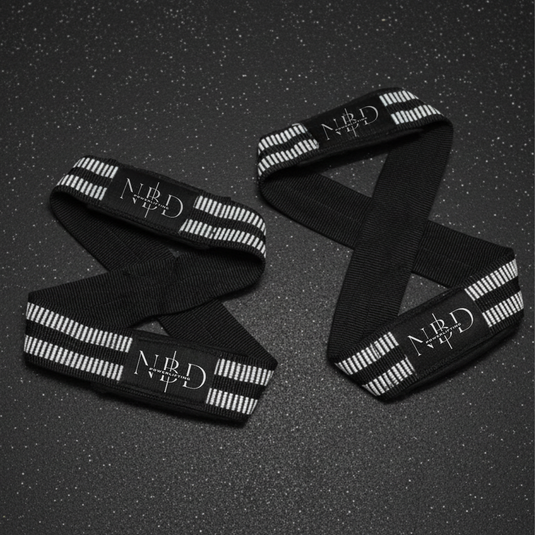 NBD Lifting Straps with Special White Rubber Covering for Maximum Rigidity & Support