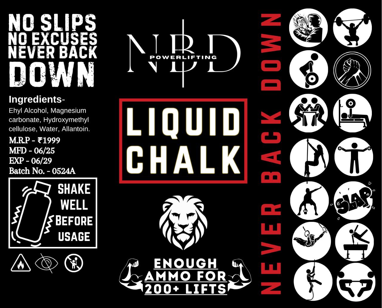 NBD Liquid Chalk - NBD POWERLIFTING