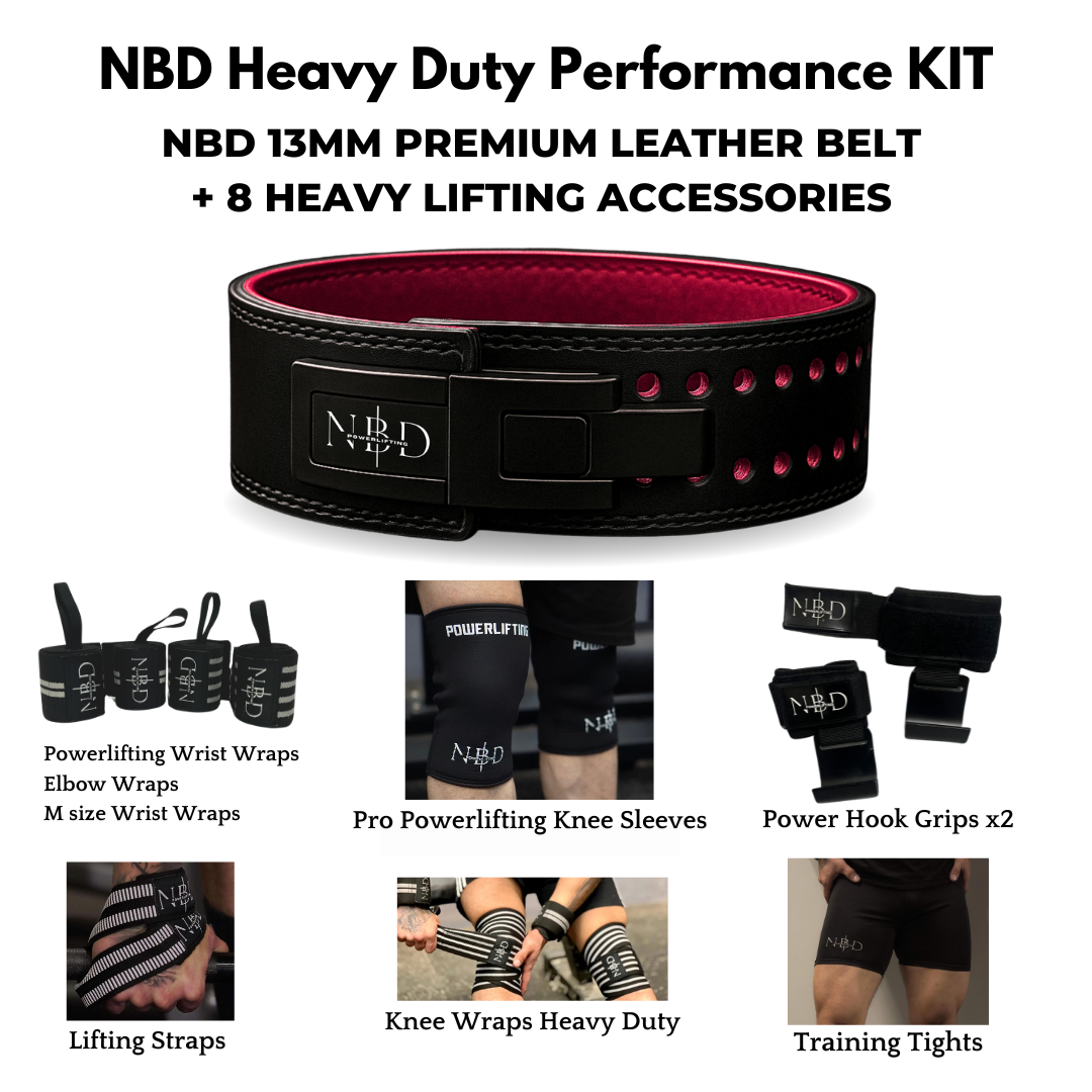 NBD Heavy Duty Performance Kit | (Belt+8 Heavy Lifting Accessories)
