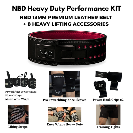 NBD Heavy Duty Performance Kit | (Belt+8 Heavy Lifting Accessories)