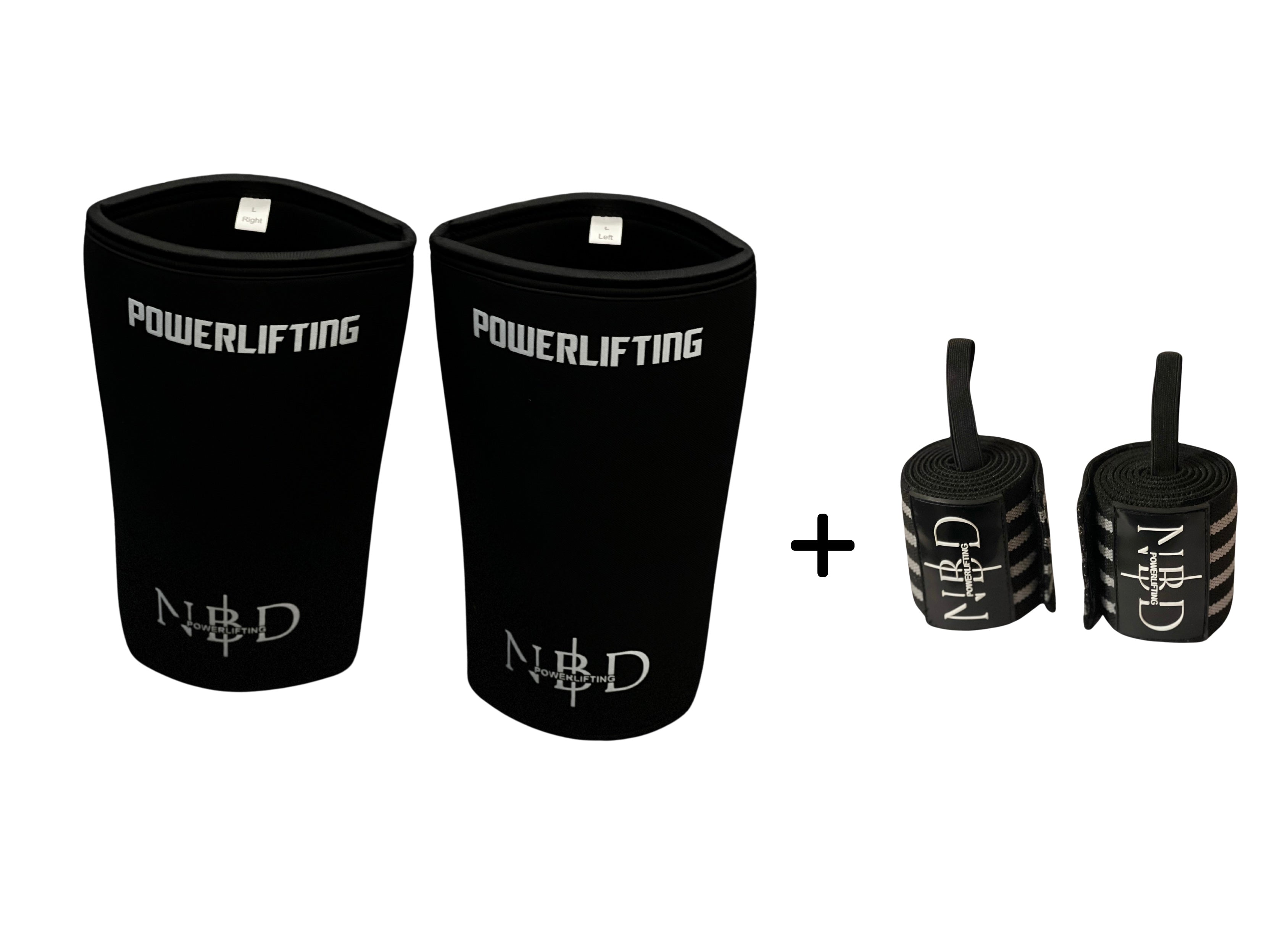 NBD PRO Powerlifting 7mm Knee sleeves (45% OFF) + Powerlifting Wrist Wraps worth 1200₹ - NBD POWERLIFTING