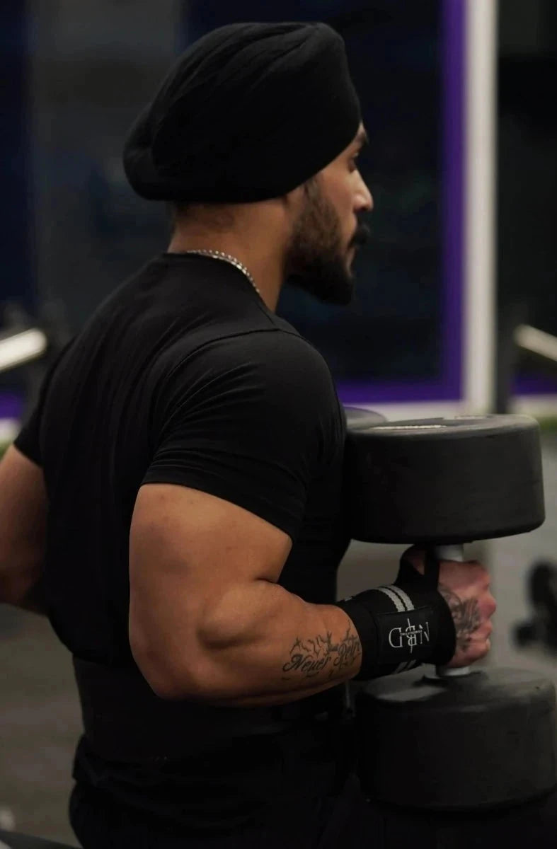NBD NBD Special 'Wrist Wraps' detail feature shot - NBD vs other powerlifting brands India