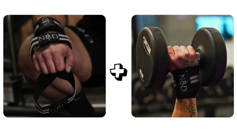 NBD Combo NBD Special Wrist Wraps + NBD Lifting Straps - 13mm powerlifting belt for sale