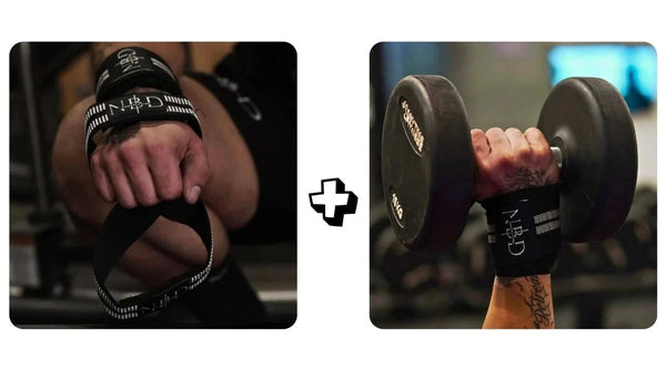 NBD Combo NBD Special Wrist Wraps + NBD Lifting Straps