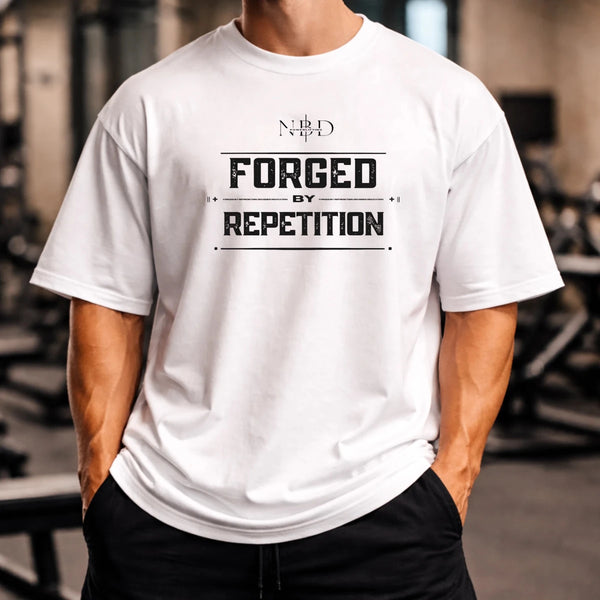 Forged by Repetition - NBD Premium Oversized Tee in White