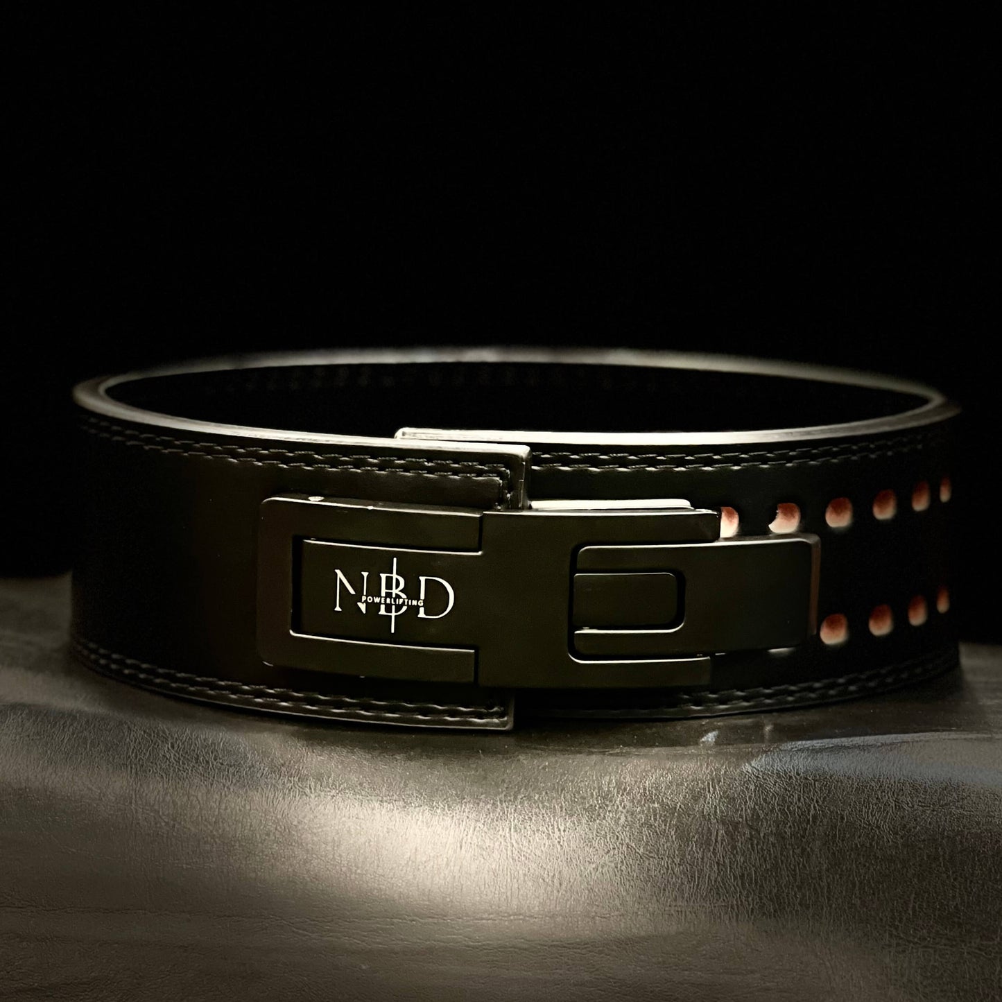 Heavy-Duty 13mm Leather Powerlifting Belt by NBD