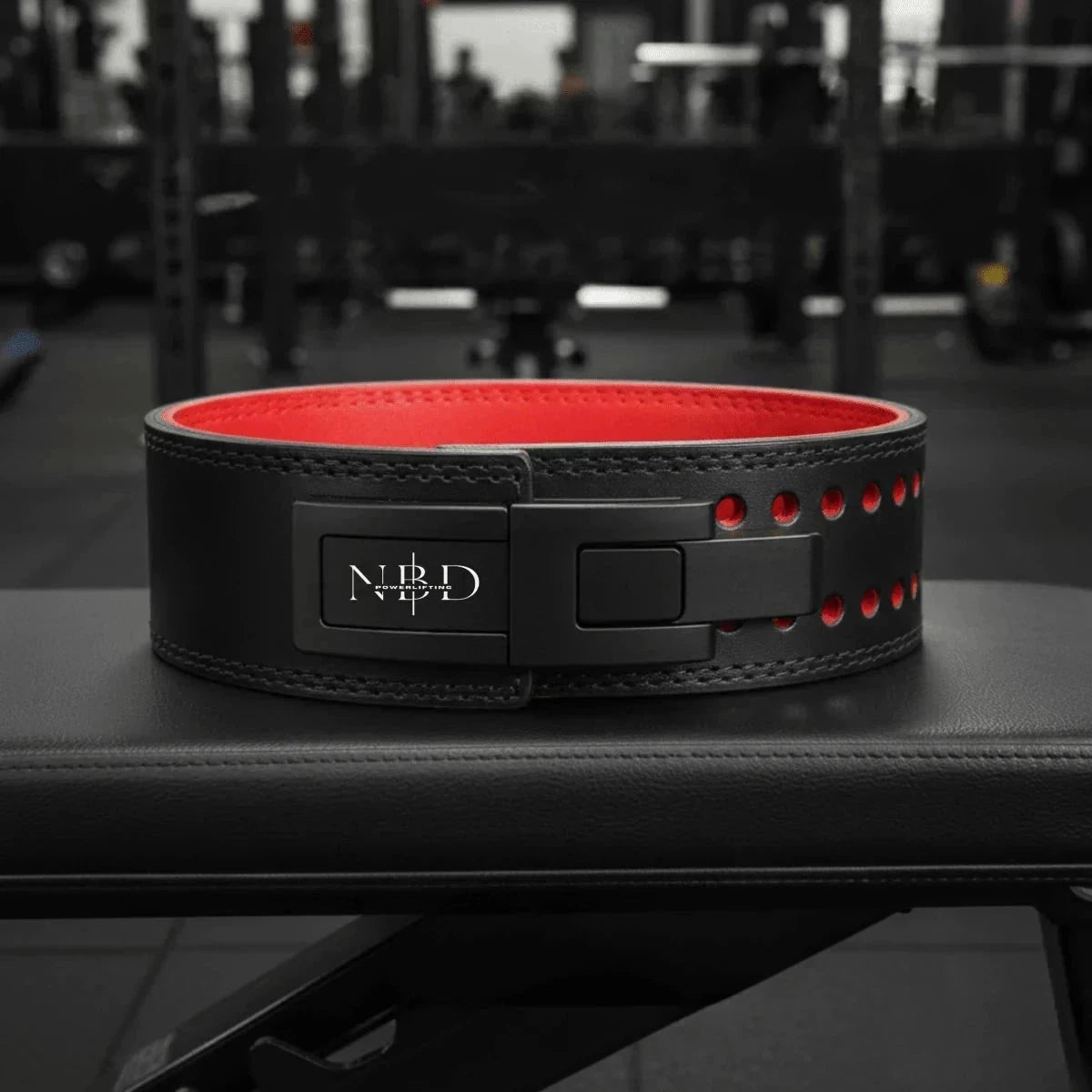 NBD 13mm Dual Pro Lever Belt — premium leather powerlifting belt India, IPF approved