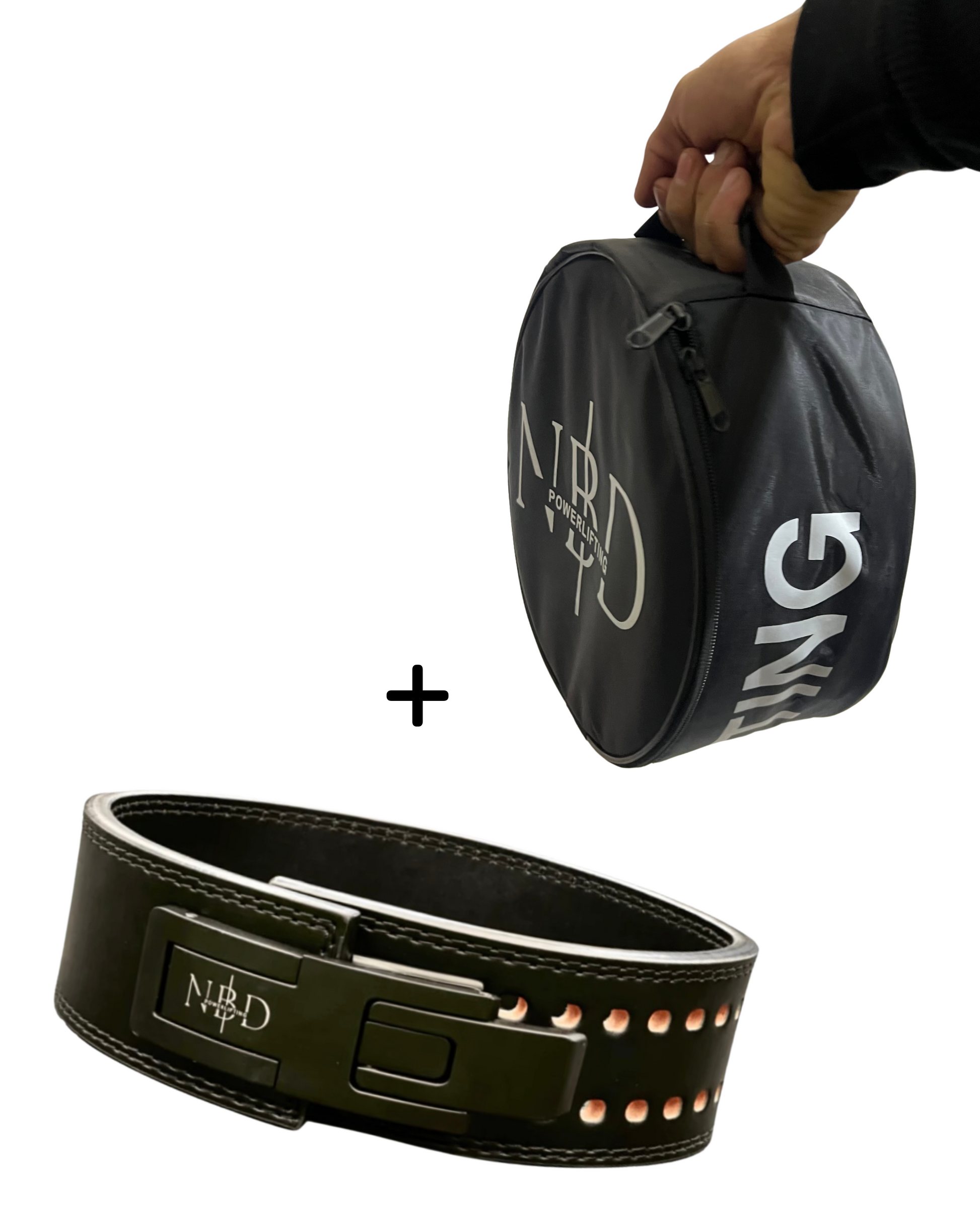 NBD 13mm Premium Leather Powerlifting Belt – Maximum support for squats, deadlifts, and heavy lifts