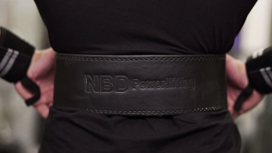 NBD 3 Pin Adjustable Mechanism Lever Premium Leather Belt product view 11