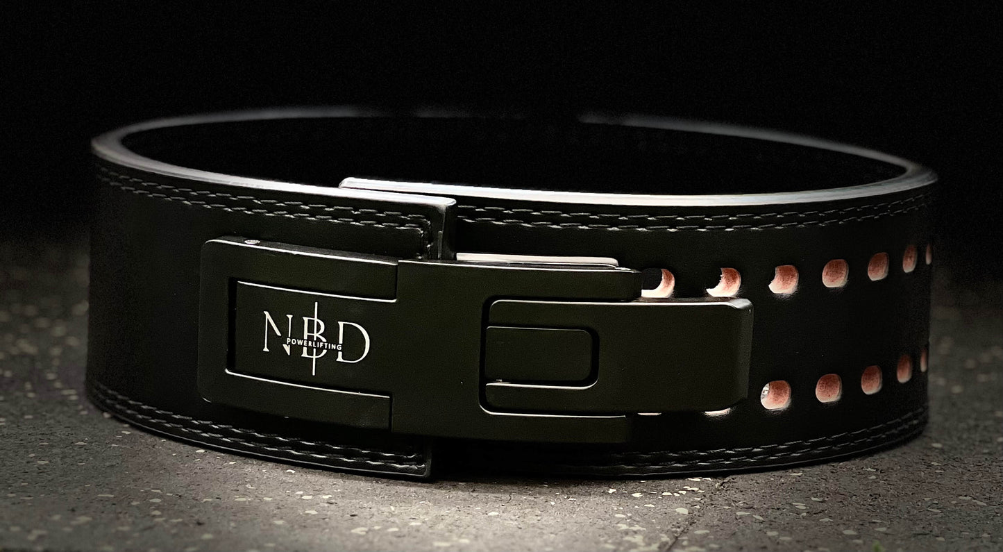 Strong and Durable NBD 13mm Leather Powerlifting Belt