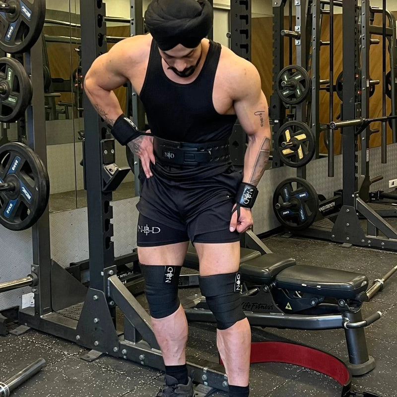 NBD NBD Knee Wraps ‘Heavy Duty’ packaging view - knee sleeves powerlifting India