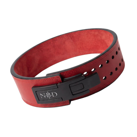 NBD Imperial 13mm Premium Leather Belt side angle view