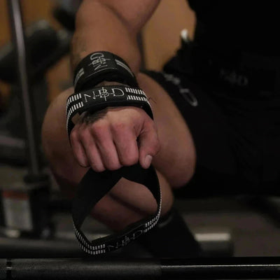 NBD Lifting Straps with Special White Rubber Covering for Maximum Rigidity & Support