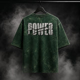 Back Print, Bottle Green