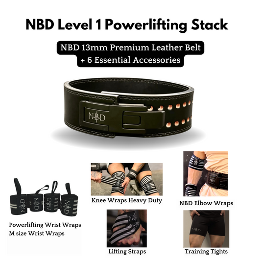 NBD Complete Powerlifting Pack – Premium Powerlifting Gear for Maximum Strength