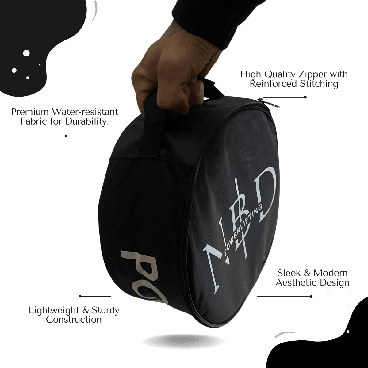 NBD Powerlifting Round Bag - NBD POWERLIFTING