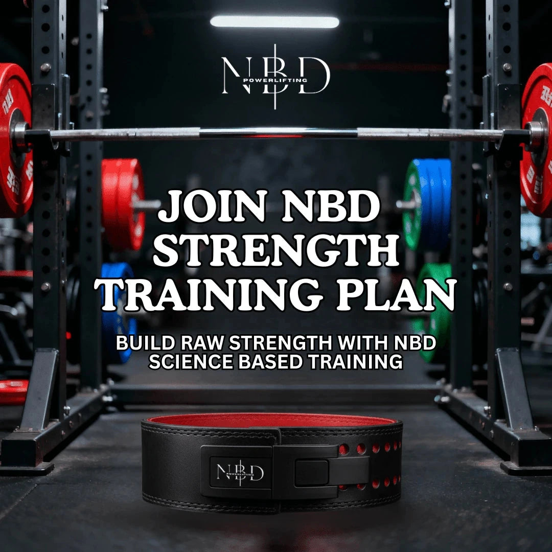 NBD NBD Powerlifting "Strength Training Plan" - Build Maximum Strength with Proven, Science-Backed Methods - 13mm powerliftin