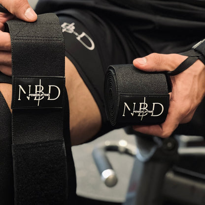 NBD Powerlifting Wrist Wraps delivering superior wrist support during intense workouts.

