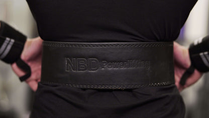 Strong Metal Buckle on NBD 13mm Leather Lever Belt for Secure Fit