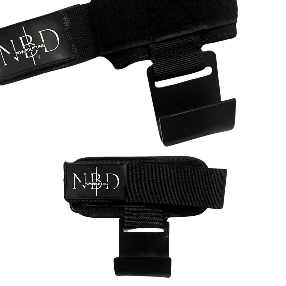 Non-slip, high-grade steel hooks for a secure grip during intense strength training workouts.


