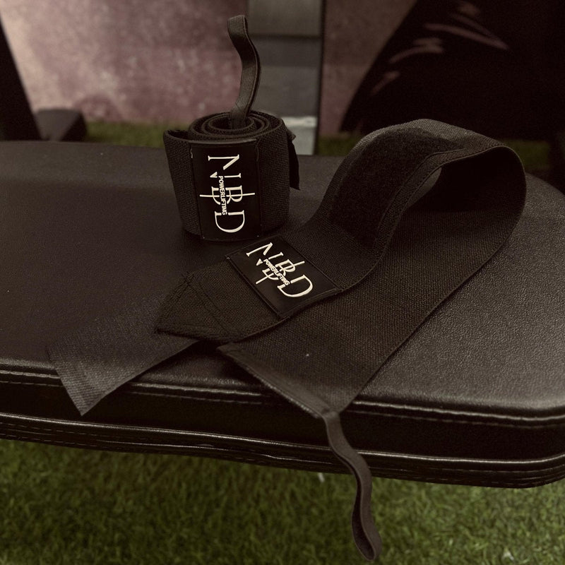 NBD NBD Premium Wrist Wraps – Black Series back view - premium 13mm weightlifting belt