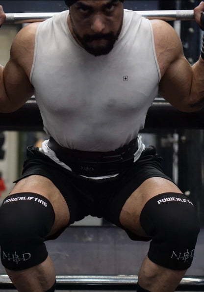 Essential Powerlifting Gym Gear – NBD PRO 7mm Knee Sleeves for Strength Training

