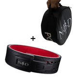 NBD NBD Viper 13mm Premium Leather Belt lifestyle action shot - 13mm powerlifting belt for sale