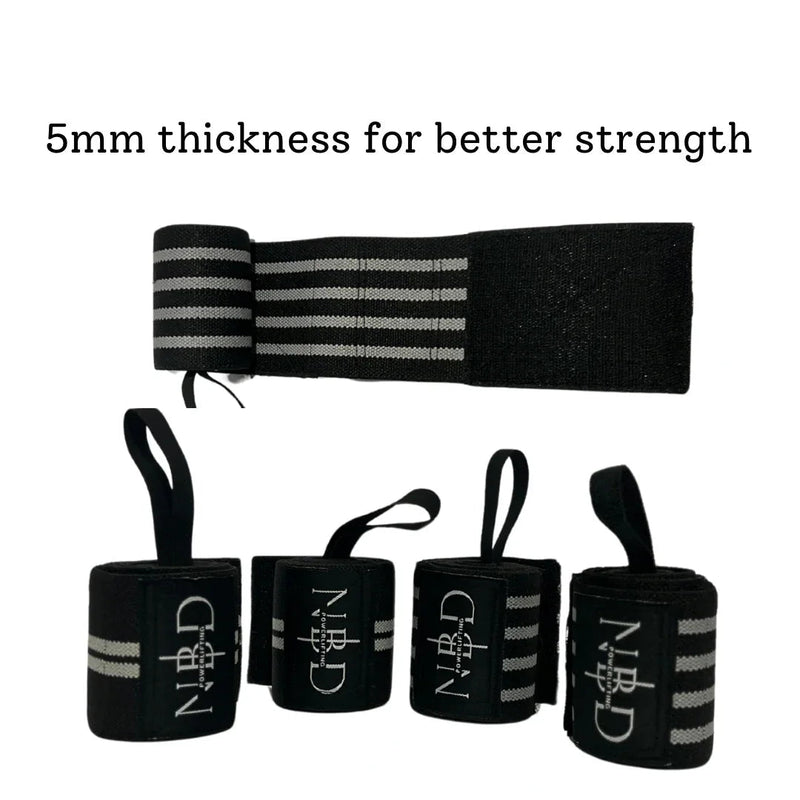 NBD NBD Wrist wraps 'Powerlifting Special' 1 Meter back view - 13mm powerlifting belt for sale